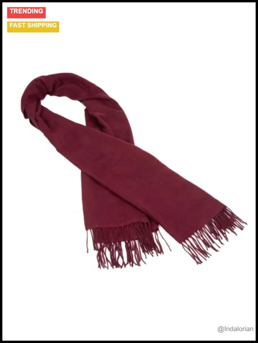 Men's Winter Scarf Thick Cashmere Shawl Long Warm Scarf